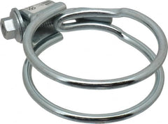 Made in USA - 1-1/8" Wide, Steel Wire Clamp for Tube & Hose - Caliber Tooling