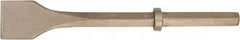 Ampco - 2-1/2" Head Width, 18" OAL, 3/4" Shank Diam, Chisel - Hex Drive, Hex Shank - Caliber Tooling