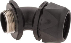 Murrplastik - 1" Trade, Nylon Compression Angled Liquidtight Conduit Connector - Noninsulated - Caliber Tooling