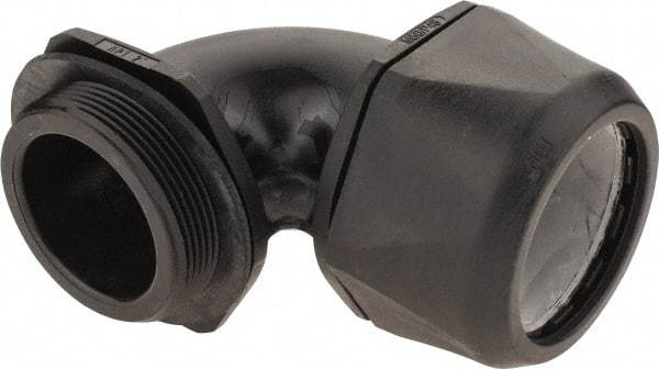 Murrplastik - 2" Trade, Nylon Compression Angled Liquidtight Conduit Connector - Noninsulated - Caliber Tooling