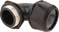 Murrplastik - 2" Trade, Nylon Compression Angled Liquidtight Conduit Connector - Noninsulated - Caliber Tooling