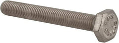 Value Collection - 1/4-28 UNF, 2" Length Under Head Hex Head Cap Screw - Fully Threaded, Grade 316 Stainless Steel, Uncoated, 7/16" Hex - Caliber Tooling