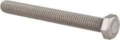 Value Collection - 3/8-16 UNC, 3-1/2" Length Under Head Hex Head Cap Screw - Fully Threaded, Grade 316 Stainless Steel, Uncoated, 9/16" Hex - Caliber Tooling