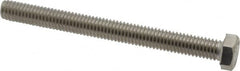 Value Collection - 3/8-16 UNC, 4" Length Under Head Hex Head Cap Screw - Fully Threaded, Grade 316 Stainless Steel, Uncoated, 9/16" Hex - Caliber Tooling