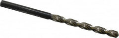 Jobber Length Drill Bit: 0.1929″ Dia, 130 °, High Speed Steel Bright/Uncoated, Right Hand Cut, Parabolic Flute, Straight-Cylindrical Shank, Series 549