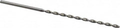 Taper Length Drill Bit: 0.1015″ Dia, 130 ° Bright/Uncoated, RH Cut, Parabolic Flute, Straight Shank, Series 501