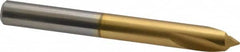 90° 89mm OAL High Speed Steel Spotting Drill Bright/Uncoated, 25mm Flute Length, 9.53mm Shank Diam, RH Cut, Series 557