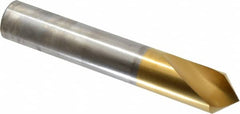 Guhring - 1" Body Diam, 90°, 156mm OAL, High Speed Steel Spotting Drill - Caliber Tooling