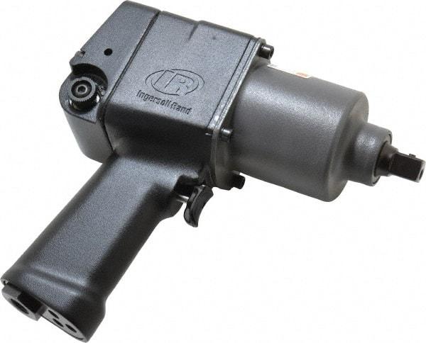 Ingersoll-Rand - 1/2" Drive, 5,000 RPM, 500 Ft/Lb Torque Impact Wrench - Pistol Grip Handle, 1,200 IPM, 23 CFM, 1/4" NPT Inlet - Caliber Tooling