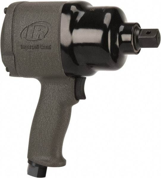 Ingersoll-Rand - 3/4" Drive, 6,000 RPM, 1,250 Ft/Lb Torque Impact Wrench - Pistol Grip Handle, 1,025 IPM, 46 CFM, 3/8" NPT Inlet - Caliber Tooling