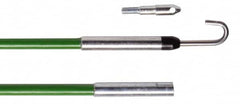 Greenlee - 144" Long Retrieving Tool - 200 Lb Max Pull, 72" Collapsed Length, Fiberglass - Caliber Tooling