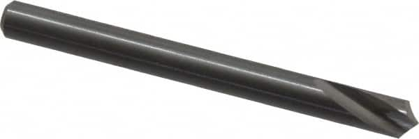 Guhring - 1/4" Body Diam, 120°, 70mm OAL, Solid Carbide Spotting Drill - Caliber Tooling