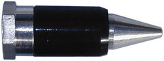 Coilhose Pneumatics - Blow Gun Safety High Flow Nozzle - 1/2-27 UNS, 2" Long, Aluminum - Caliber Tooling