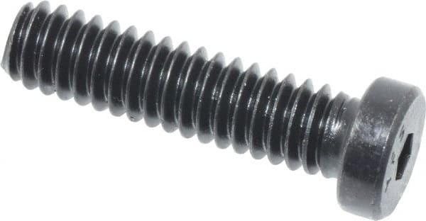 Value Collection - 1/4-20 UNC Hex Socket Drive, Low Socket Cap Screw - Alloy Steel, Black Oxide Finish, Fully Threaded, 1" Length Under Head - Caliber Tooling