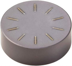 Seco - RNGN32 Grade CBN060K PCBN Turning Insert - TiSiAlN Finish, Round, 3/8" Inscr Circle, 1/8" Thick - Caliber Tooling