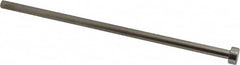 Gibraltar - 7/32" Pin Diam, 13/32" Head Diam x 3/16" Head Height, 6" OAL, Straight Ejector Pin - Steel, 5-13/16" Pin Length - Caliber Tooling