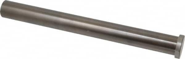 Gibraltar - 1" Pin Diam, 1-1/4" Head Diam x 1/4" Head Height, 10" OAL, Straight Ejector Pin - Steel - Caliber Tooling