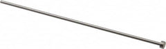 Gibraltar - 7/64" Pin Diam, 1/4" Head Diam x 1/8" Head Height, 6" OAL, Hard Core Pin - Steel, 5-7/8" Pin Length - Caliber Tooling