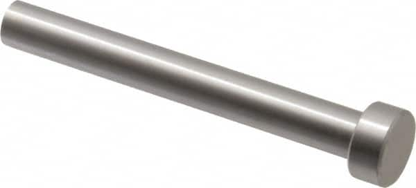 Gibraltar - 11/32" Pin Diam, 9/16" Head Diam x 1/4" Head Height, 3" OAL, Hard Core Pin - Steel, 2-3/4" Pin Length - Caliber Tooling