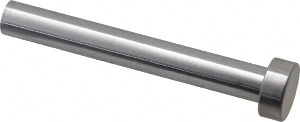 Gibraltar - 3/8" Pin Diam, 5/8" Head Diam x 1/4" Head Height, 3" OAL, Hard Core Pin - Steel, 2-3/4" Pin Length - Caliber Tooling