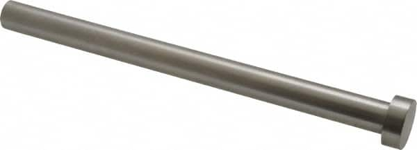 Gibraltar - 7/16" Pin Diam, 11/16" Head Diam x 1/4" Head Height, 6" OAL, Hard Core Pin - Steel, 5-3/4" Pin Length - Caliber Tooling