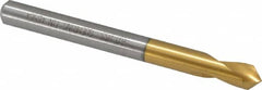 Guhring - 6mm Body Diam, 90°, 66mm OAL, High Speed Steel Spotting Drill - Caliber Tooling