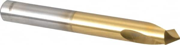 Guhring - 10mm Body Diam, 120°, 89mm OAL, High Speed Steel Spotting Drill - Caliber Tooling