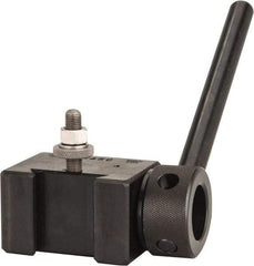 Aloris - Series AXA, #5C 5C Collet Tool Post Holder - 12" & Under Lathe Swing, 1-7/8" OAH, 15/16" Centerline Height - Exact Industrial Supply