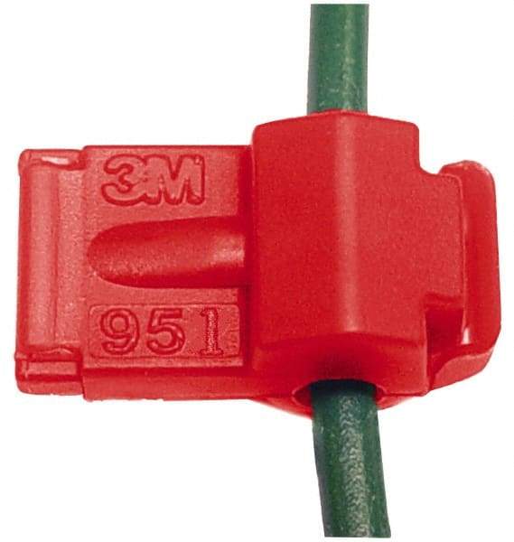 3M - 22 to 18 AWG, Nylon, Fully Insulated, Female Wire Disconnect - 1/4 Inch Wide Tab, Red, CSA Certified, CSA LR32411, UL File E70512, UL Listed - Caliber Tooling