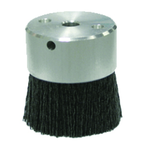 2" Diameter - Maximum Density Crimped Filament MINIATURE Disc Brush - 0.043/120 Grit - Caliber Tooling