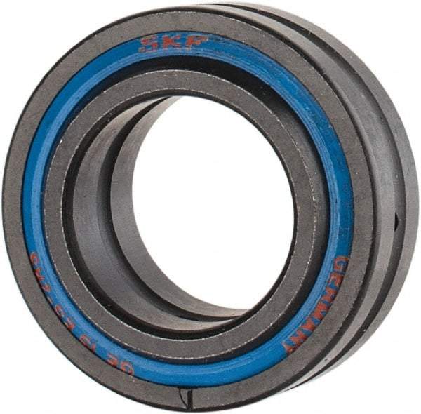 SKF - 15mm Bore Diam, 3,825 Lb Dynamic Capacity, Spherical Plain Bearing - 19,125 Lb Static Load Capacity - Caliber Tooling