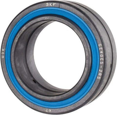 SKF - 40mm Bore Diam, 22,500 Lb Dynamic Capacity, Spherical Plain Bearing - 112,500 Lb Static Load Capacity - Caliber Tooling