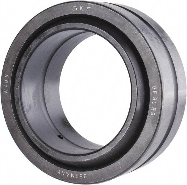 SKF - 80mm Bore Diam, 90,000 Lb Dynamic Capacity, Spherical Plain Bearing - 450,000 Lb Static Load Capacity - Caliber Tooling