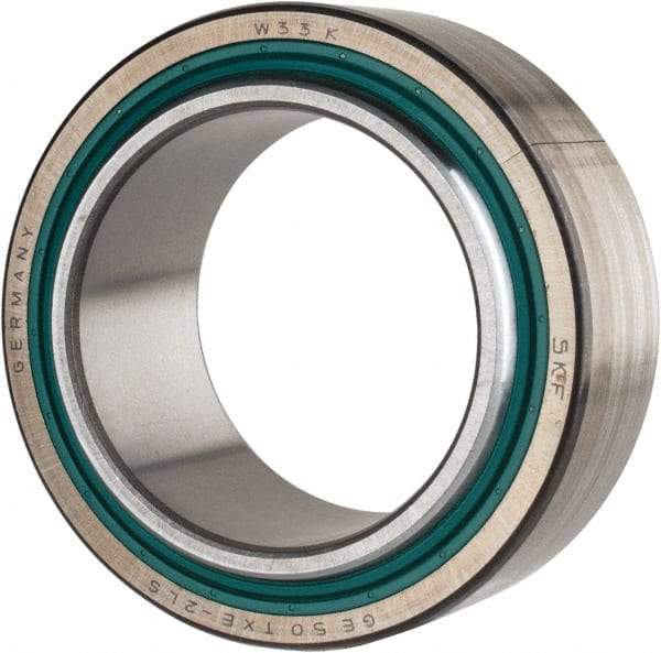 SKF - 50mm Bore Diam, 49,500 Lb Dynamic Capacity, Spherical Plain Bearing - 99,000 Lb Static Load Capacity - Caliber Tooling