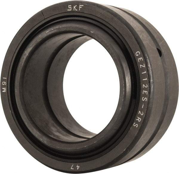 SKF - 1-3/4" Bore Diam, 38,250 Lb Dynamic Capacity, Spherical Plain Bearing - 2-13/16" OD, 1-17/32" Thick, 114,750 Lb Static Load Capacity - Caliber Tooling