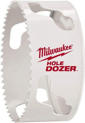 Milwaukee Tool - 6" Diam, 1-1/2" Cutting Depth, Hole Saw - Bi-Metal Saw, Toothed Edge - Caliber Tooling