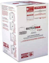 Recyclepak - 24-3/4 Inch Long x 16 Inch Wide x 16 Inch Deep, Lamp Recycling Box - 22 Piece, T12 or 32 Piece, T8 Capacity, Capacity U Tubes, Lamps, 2 Ft. Box - Caliber Tooling