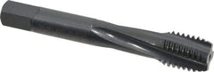 OSG - 5/8-11 UNC 4 Flute 3B Modified Bottoming Spiral Flute Tap - Powdered Metal, Oxide Finish, 3-13/16" OAL, Right Hand Flute, Right Hand Thread, H3 - Caliber Tooling