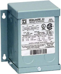 Square D - 1 Phase, 240 x 480 Volt Input, 120/240 Volt Output, 0.75 kVA, General Purpose Transformer - 3R NEMA Rating, 239°F Temp Rise, Indoor, Outdoor - Caliber Tooling