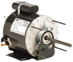 US Motors - 1/3 hp, TEAO Enclosure, Auto Thermal Protection, 1,075 RPM, 115 Volt, 60 Hz, Industrial Electric AC/DC Motor - Size 48 Frame, Hub/Stud Mount, 2 Speed, Ball Bearings, 4.6 Full Load Amps, B Class Insulation, Reversible - Caliber Tooling