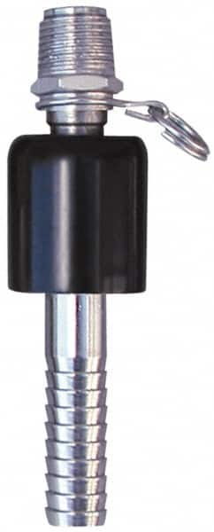 SuperKlean - NPT x 5/8" Hose Barb, Ball Type Swivel Hose Adapter - Stainless Steel - Caliber Tooling