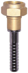 SuperKlean - 3/4 FGHT x 1/2" Hose Barb, FGHT x Hose Barb Swivel - Brass & Stainless Steel - Caliber Tooling