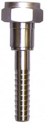 SuperKlean - FGHT x 1/2" Hose Barb, FGHT x Hose Barb Swivel - Stainless Steel - Caliber Tooling