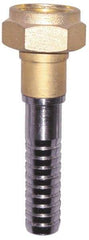 SuperKlean - 3/4 FGHT x 5/8" Hose Barb, FGHT x Hose Barb Swivel - Brass & Stainless Steel - Caliber Tooling