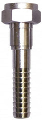 SuperKlean - FGHT x 5/8" Hose Barb, FGHT x Hose Barb Swivel - Stainless Steel - Caliber Tooling