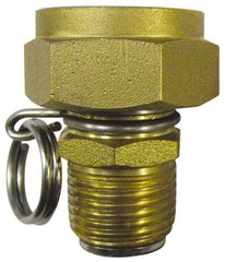 SuperKlean - 1/2 & 3/4 MNPT x FGHT Swivel Hose Adapter - Brass & Stainless Steel - Caliber Tooling