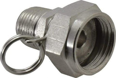 SuperKlean - MNPT x FGHT Swivel Hose Adapter - Stainless Steel - Caliber Tooling