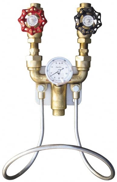 SuperKlean - 150 Max psi, Brass Water Mixing Valve & Unit - FNPT End Connections - Caliber Tooling