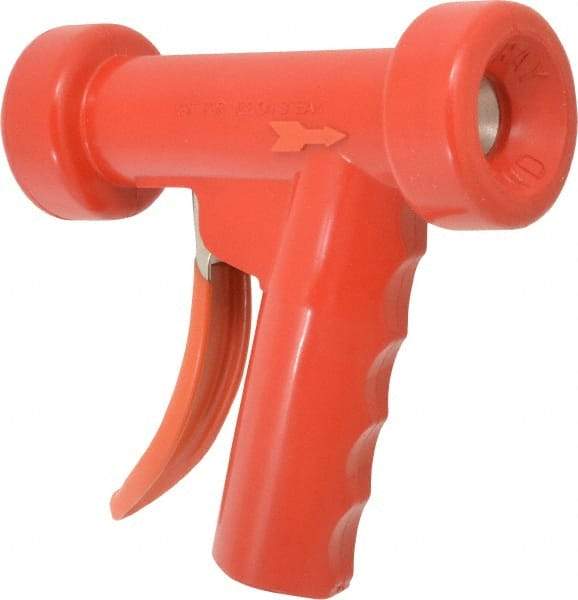 SuperKlean - Insulated, Aluminum Pistol Grip Spray Nozzle for 1/2" Pipe - Red, 1/2 NPT - Caliber Tooling