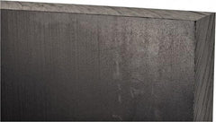 Made in USA - 1-1/2" Thick x 12" Wide x 1' Long, Polyethylene (UHMW) Sheet - Black, Antistatic Grade - Caliber Tooling